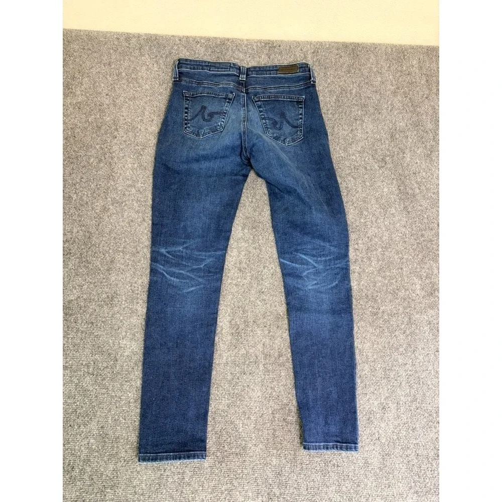 AG-ED Adriano Goldschmied Legging Ankle Jeans Women Blue Super Skinny Size 27